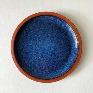 Vintage Suffolk Tableware Henry Watson Pottery England Blue Salad Plate